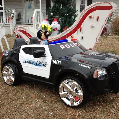 mini wellesley police cruiser