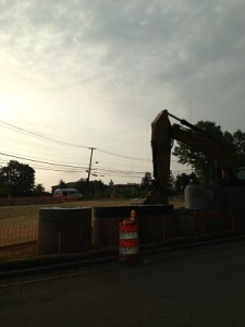 Rte 9/Cedar St bridge work may 2013