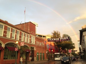 rainbow over fenway june 2013
