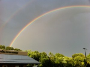 Whole Foods rainbow june 2013