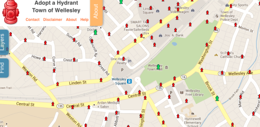 hydrant map