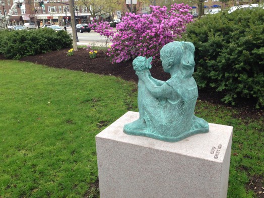 Butterfly Girl, Central Park, Wellesley Square, spring 2014