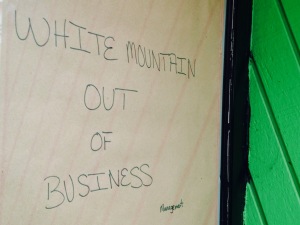 White mountain creamery closed