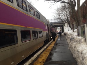 mbta commuter rail train wellesley