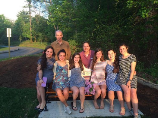 Hannah Randolph bench at Wellesley High