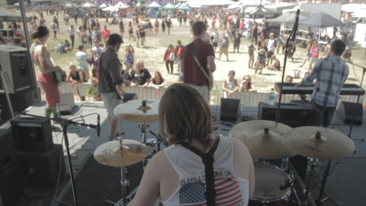 No Left Turn at Warped tour, wellesley band