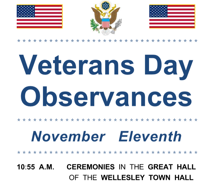 veterans day wellesley