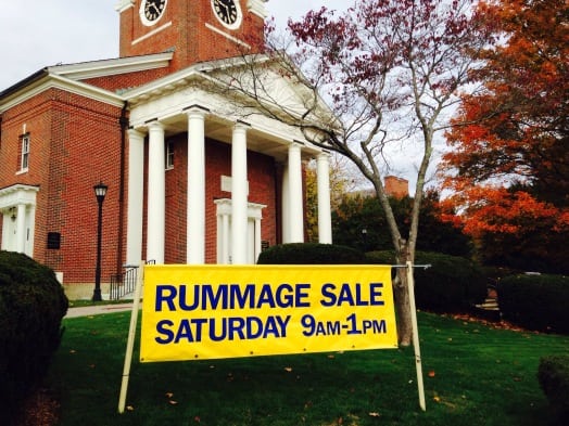 Wellesley Village Church, Rummage Sale