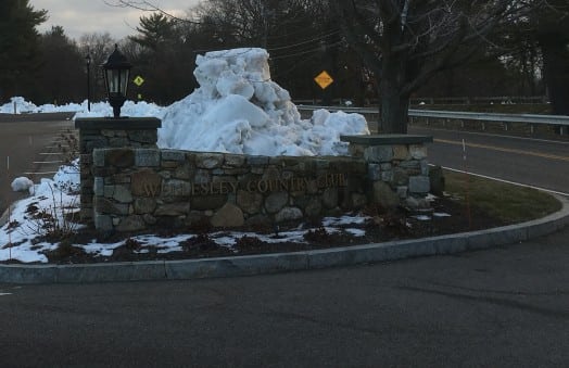 wellesley country club jan 8 2016 snow