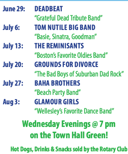wellesley summer concerts