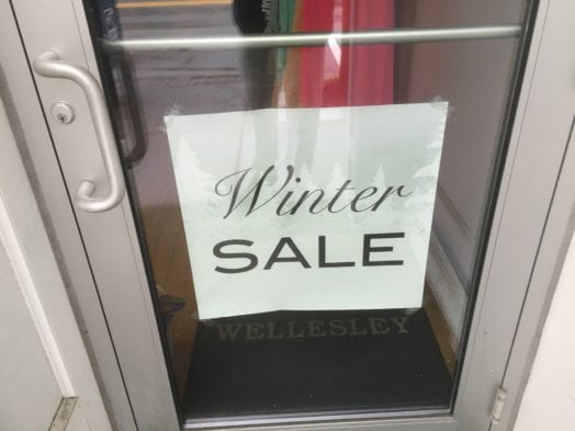 winter sale wellesley square