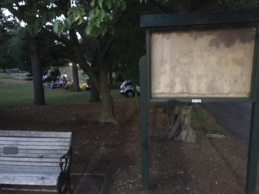 Wellesley Square bulletin board