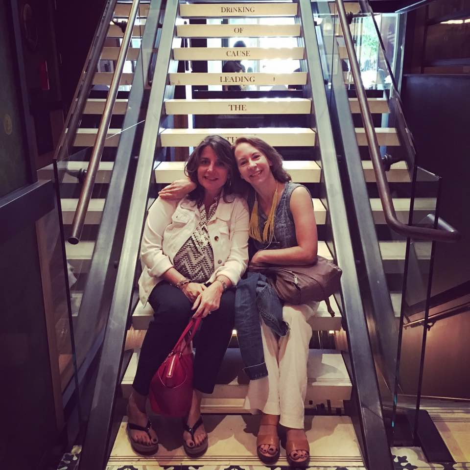 Cool NYC friend and me. Thanks for the insider tips, Mary.