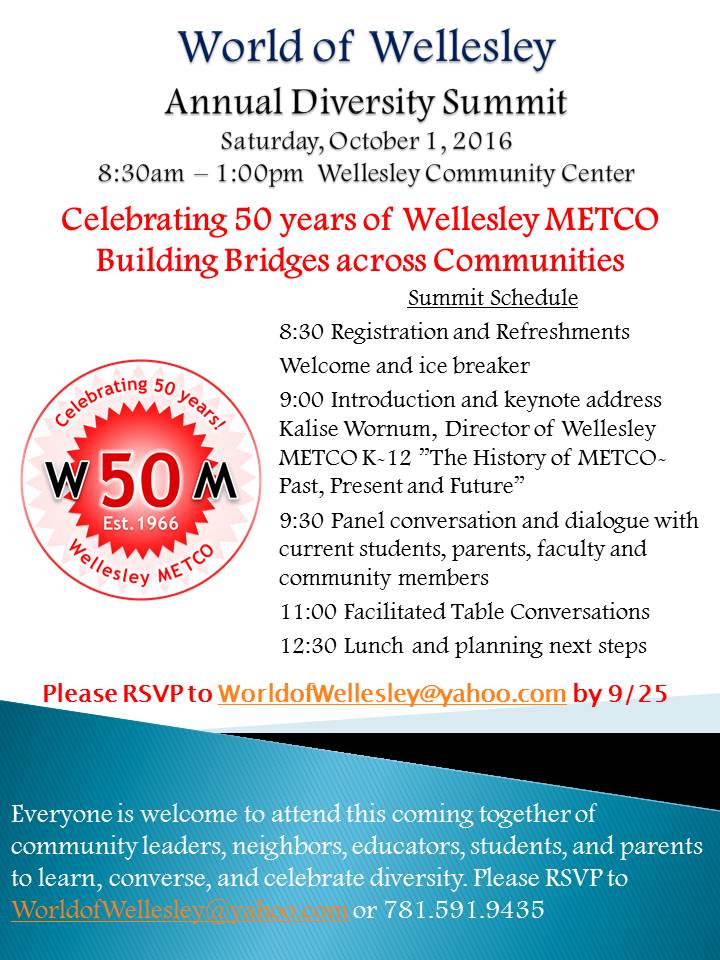 World of Wellesley, Diversity Summit
