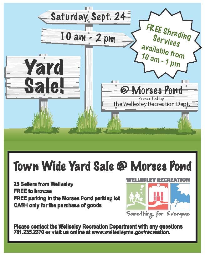 Wellesley Yard Sale