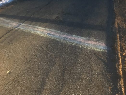Winter Solstice start/finish line