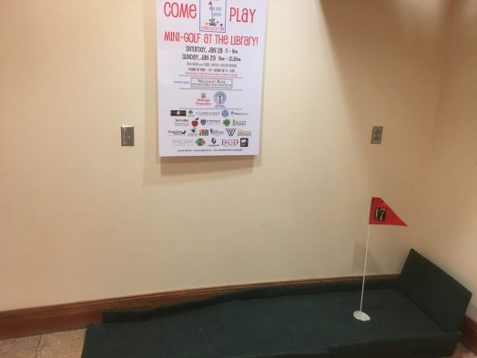 Wellesley Free Library mini golf