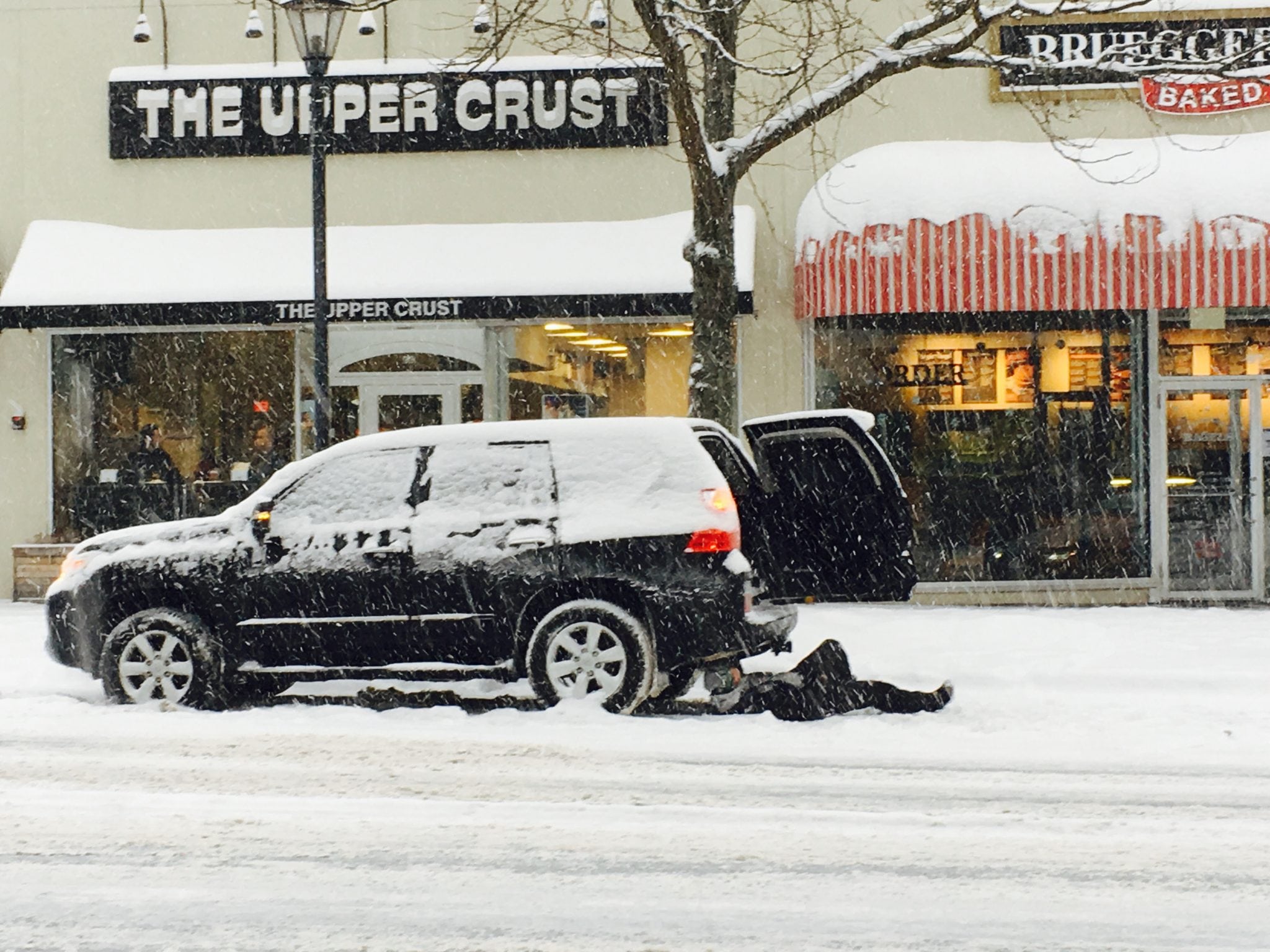 Wellesley Square, snowstorm