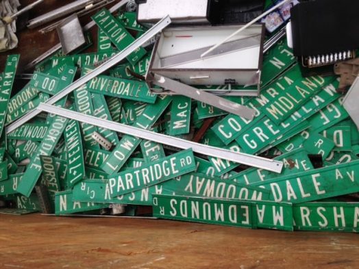 street signs at RDF