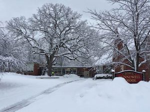 Hunnewell School, snow day #2, 2017