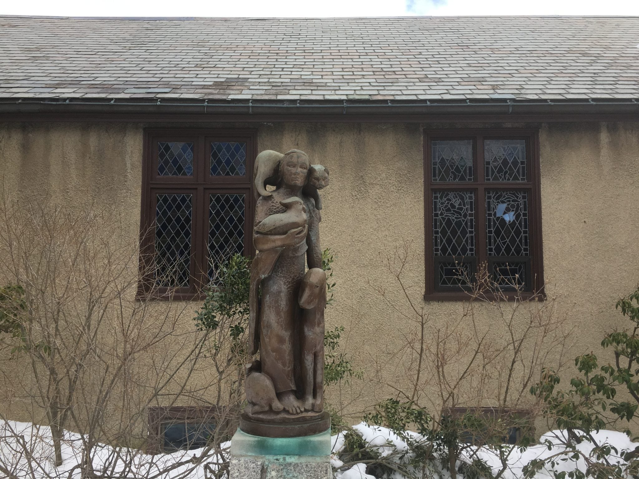 Animal Lover (Merrilyn D. Marsh) at Cloister Garden at St. Andrew's Episcopal Church