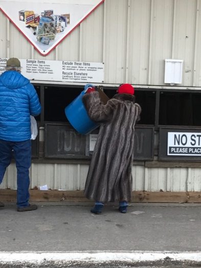 Wellesley dump fur coat
