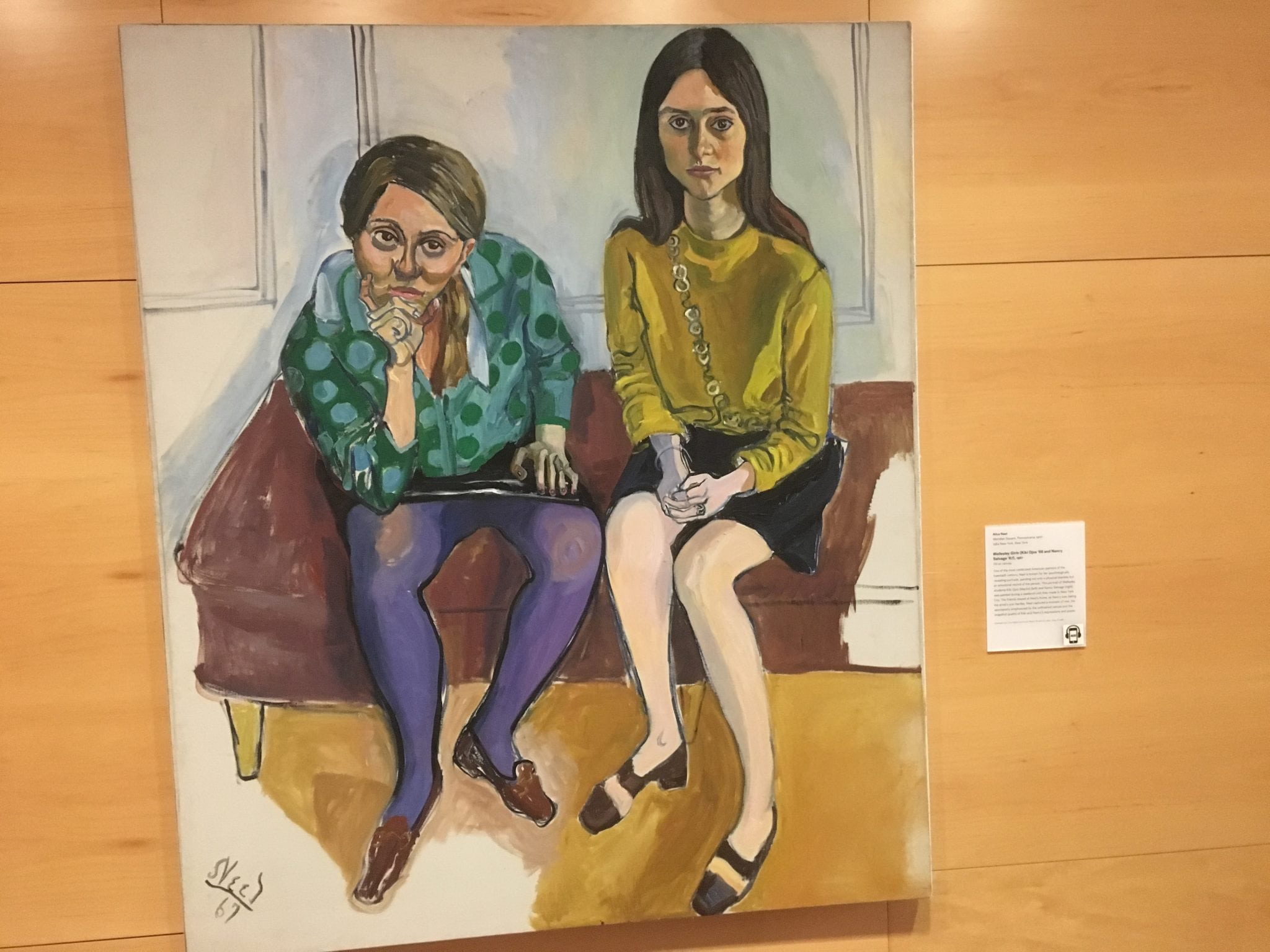 Wellesley Girls davis museum painting