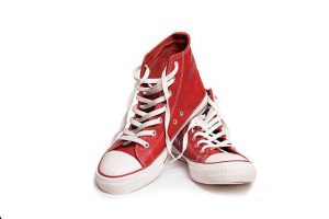 Rose Sannicandro Red Sneakers award
