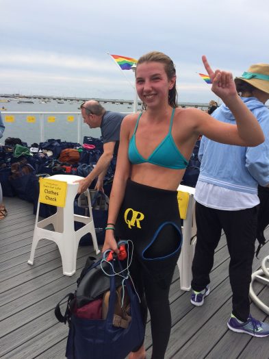 wellesley swim team's Nellie Thompson