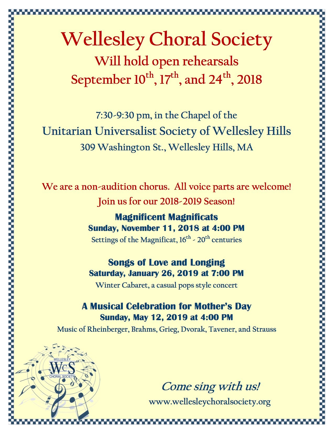 Wellesley Choral Society