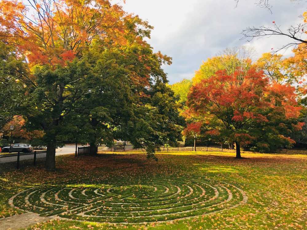 clock tower park labyrinth