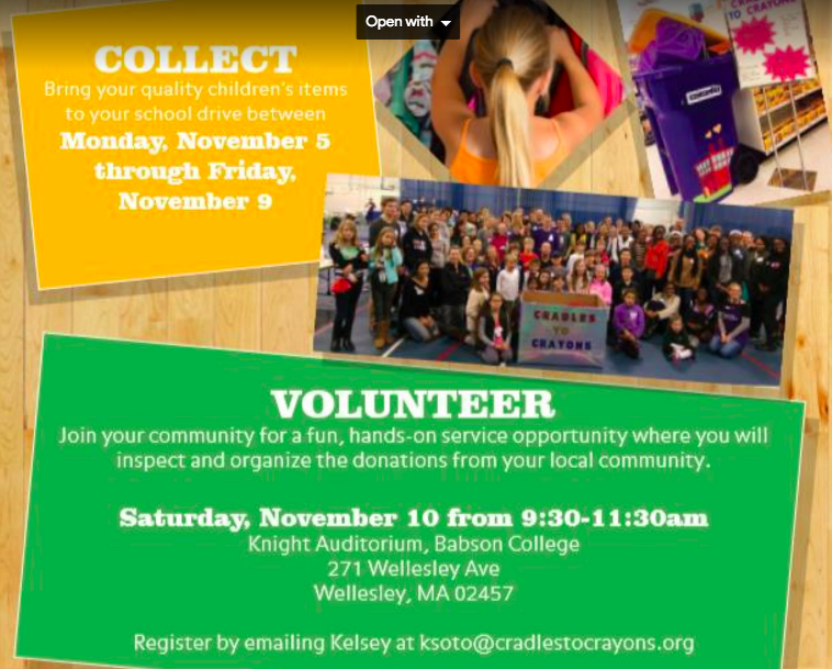 Cradles to Crayons