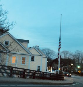 flag half-staff president bush