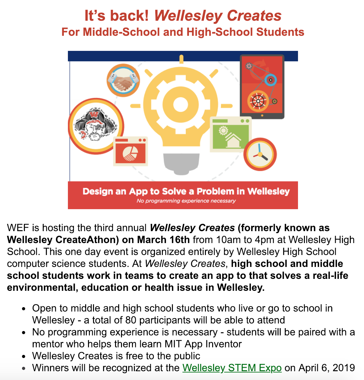 Wellesley Creates