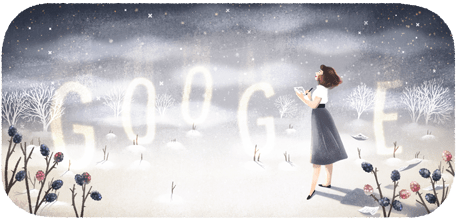 Sylvia Plath, Google Doodle