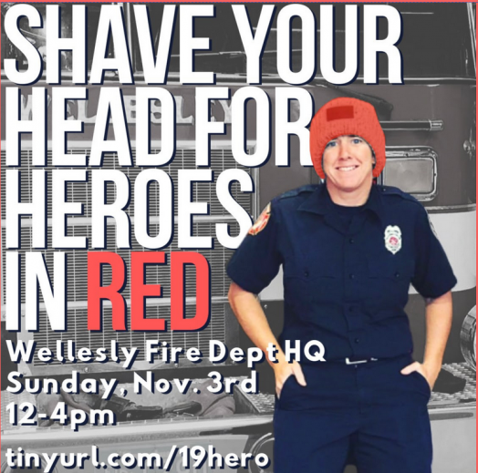 Shave your head for heroes in Red: 