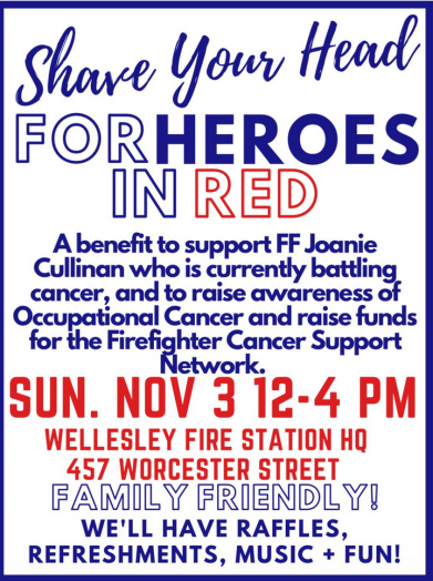 Shave your head for heroes in Red: 