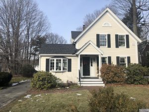 Katharine Lee Bates House behind Hills Church