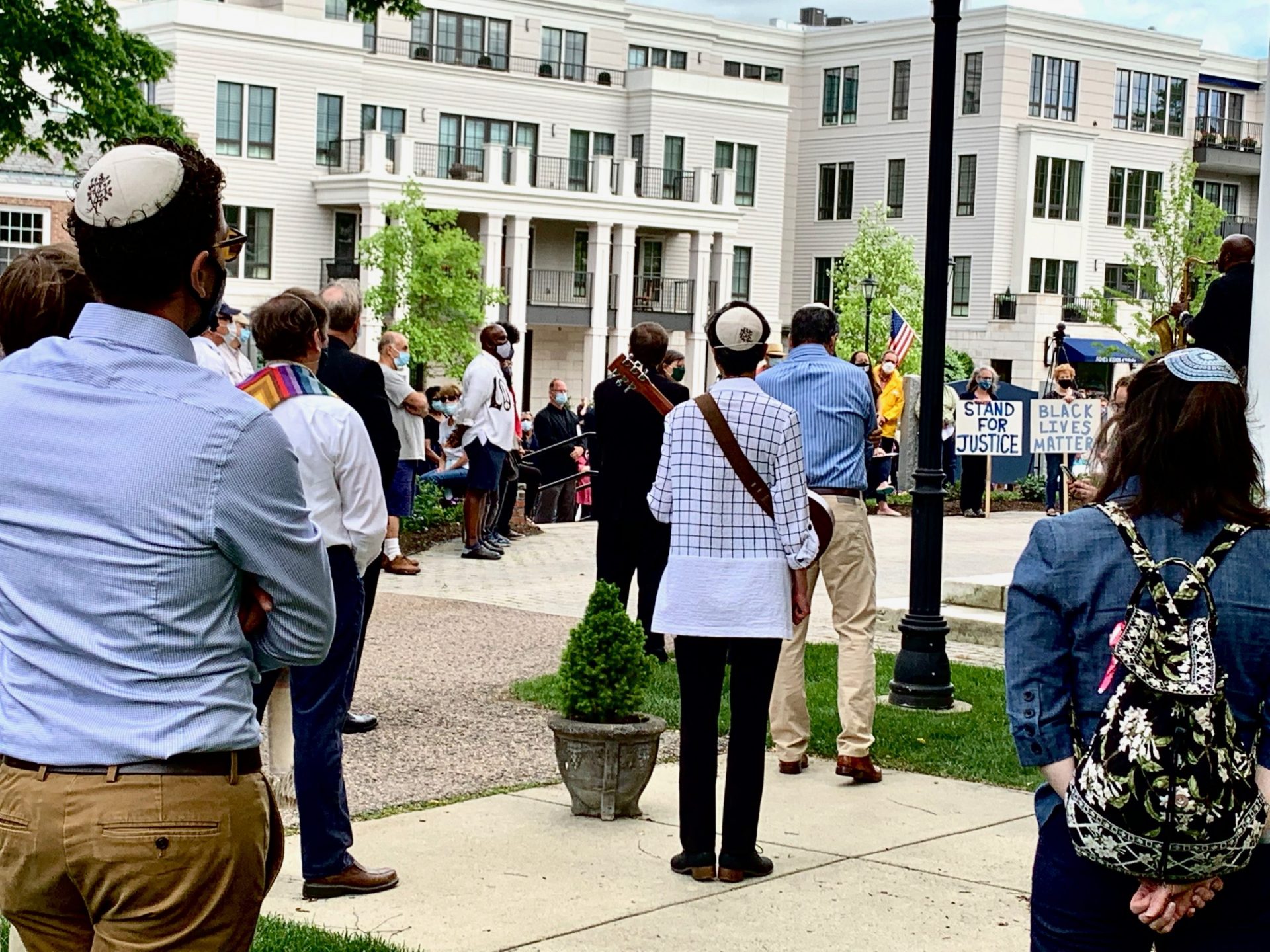 Wellesley Village Church, BLM demonstration