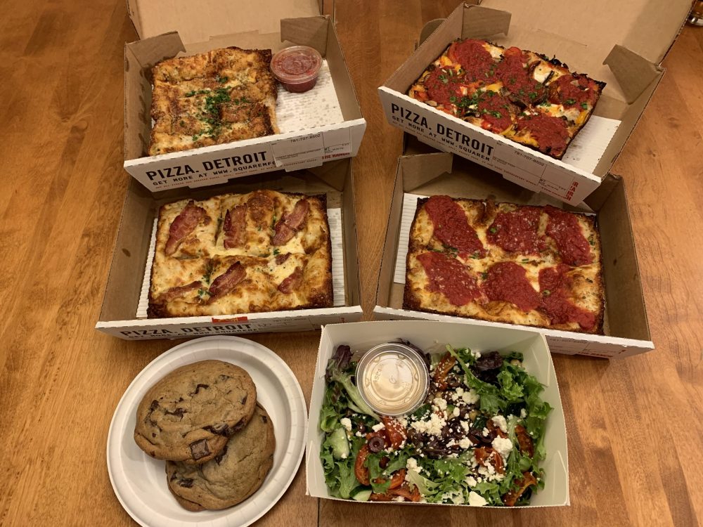 Square Mfg. Co. pizza