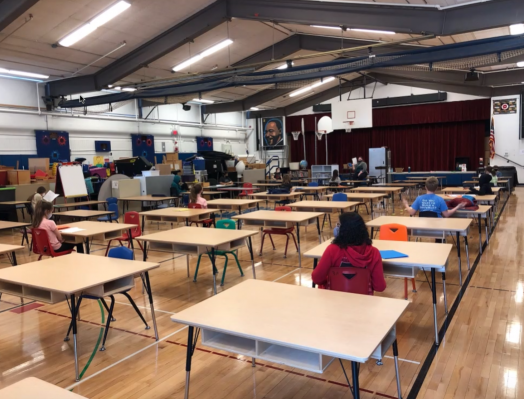 Schofield gym, during pandemic