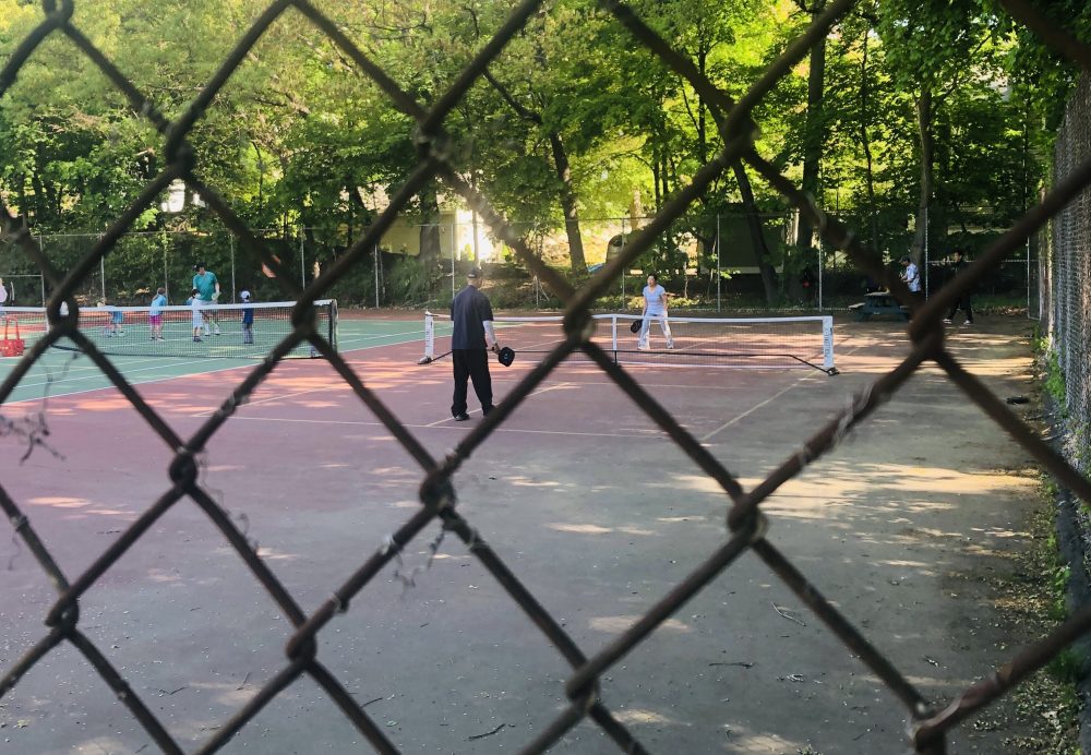 pickleball at Schofield Elementary School courts