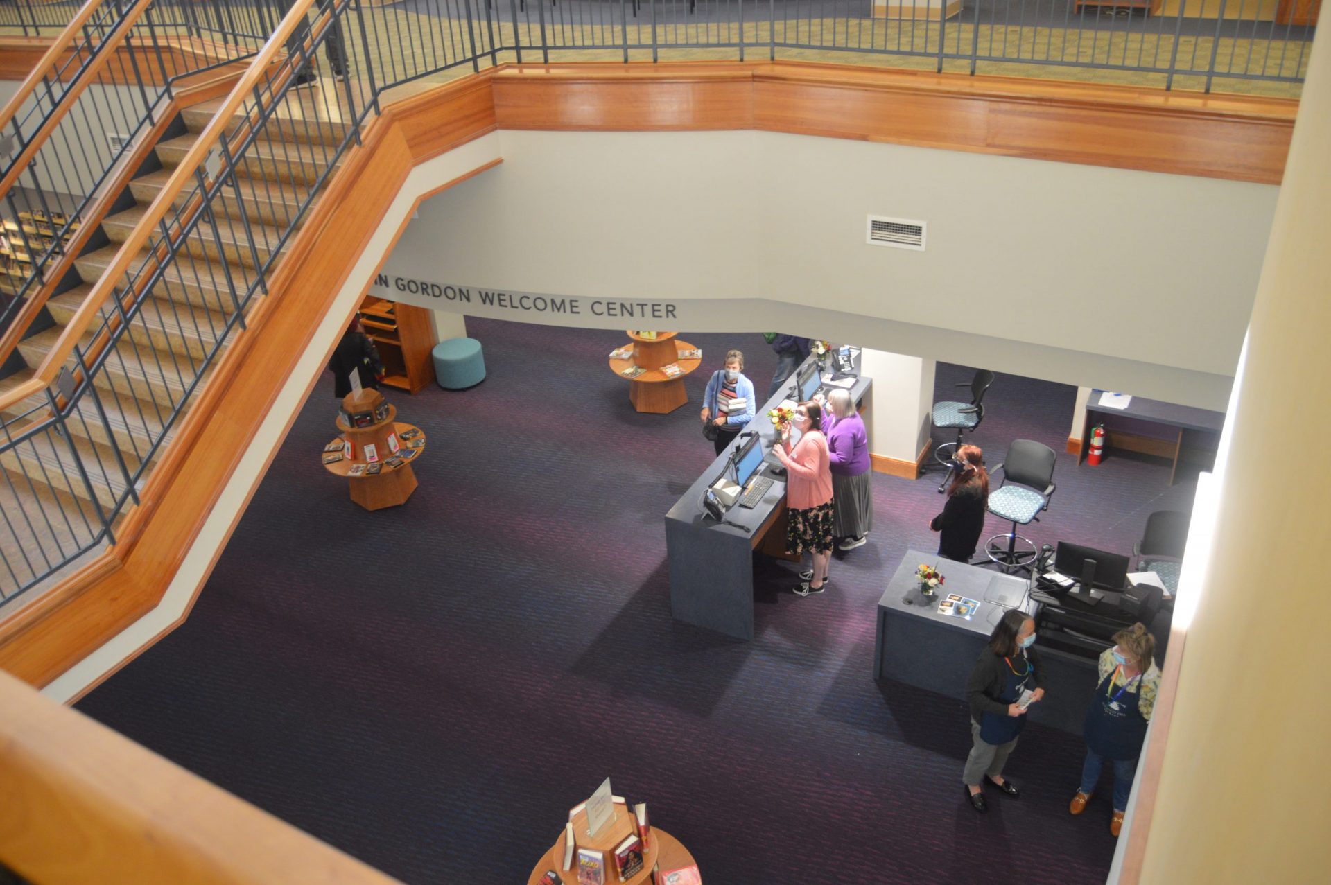 2021 wellesley free library from above