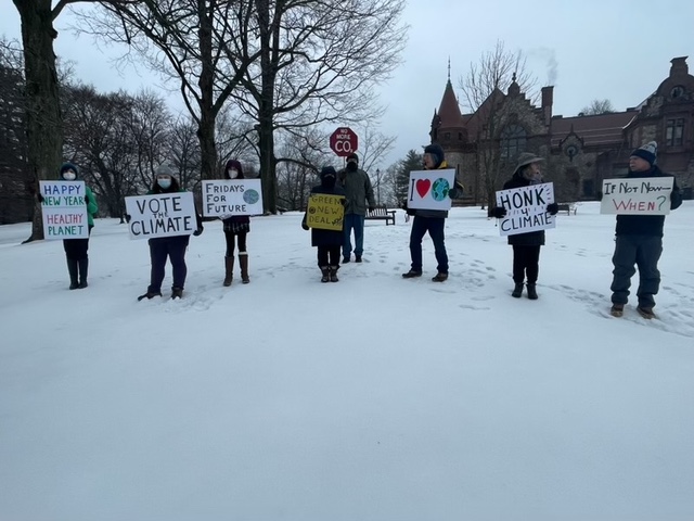 climate action signholders