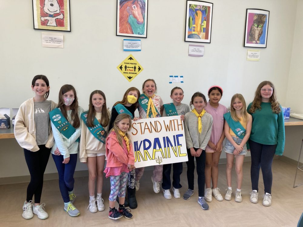 Wellesley Girl Scout troop