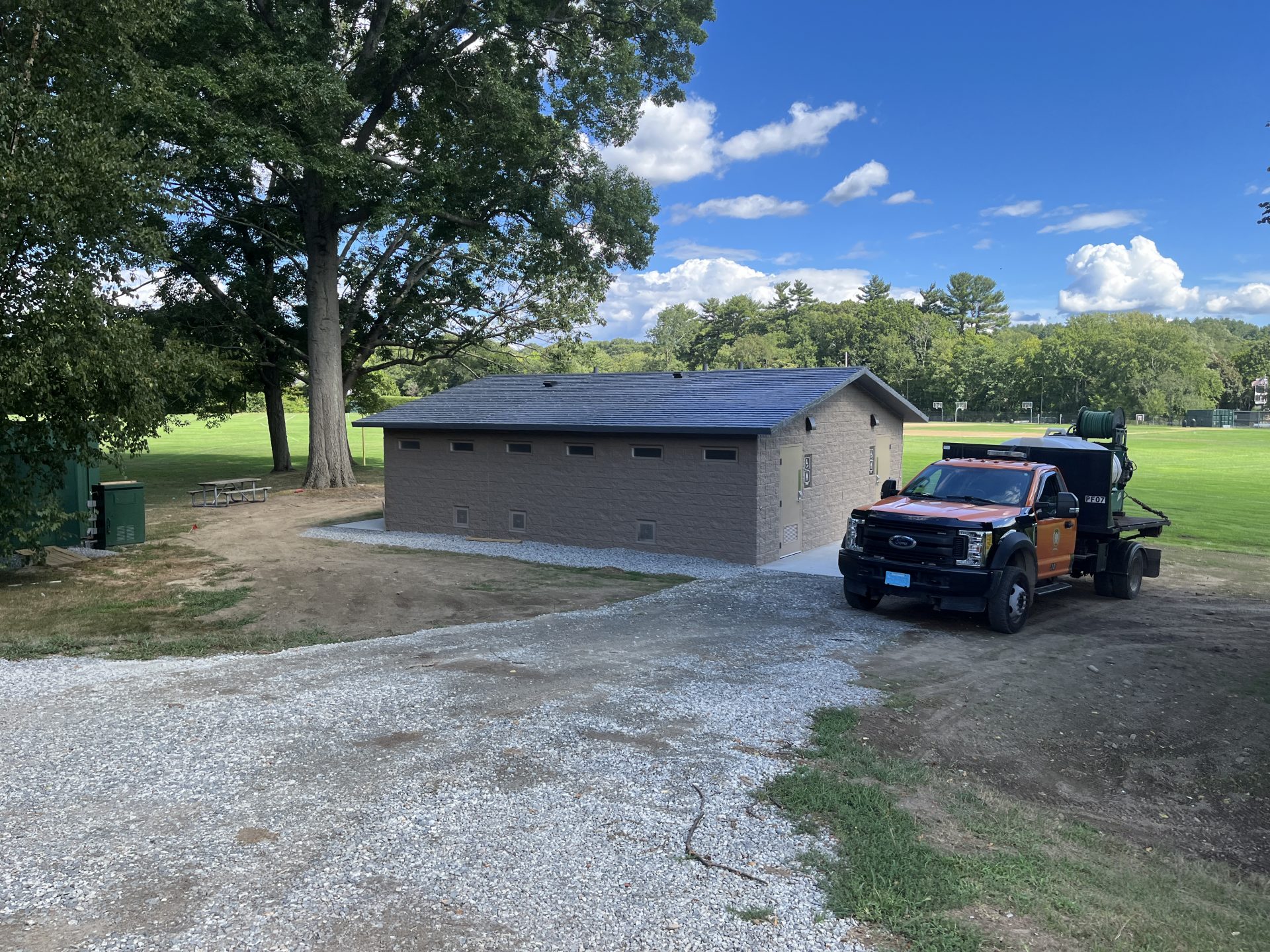 aqueduct bathroom at hunnewell field complex