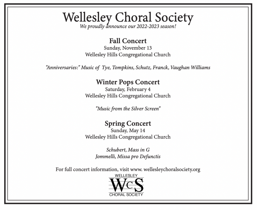 Wellesley Choral Society