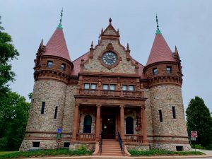 Wellesley Town Hall, summer