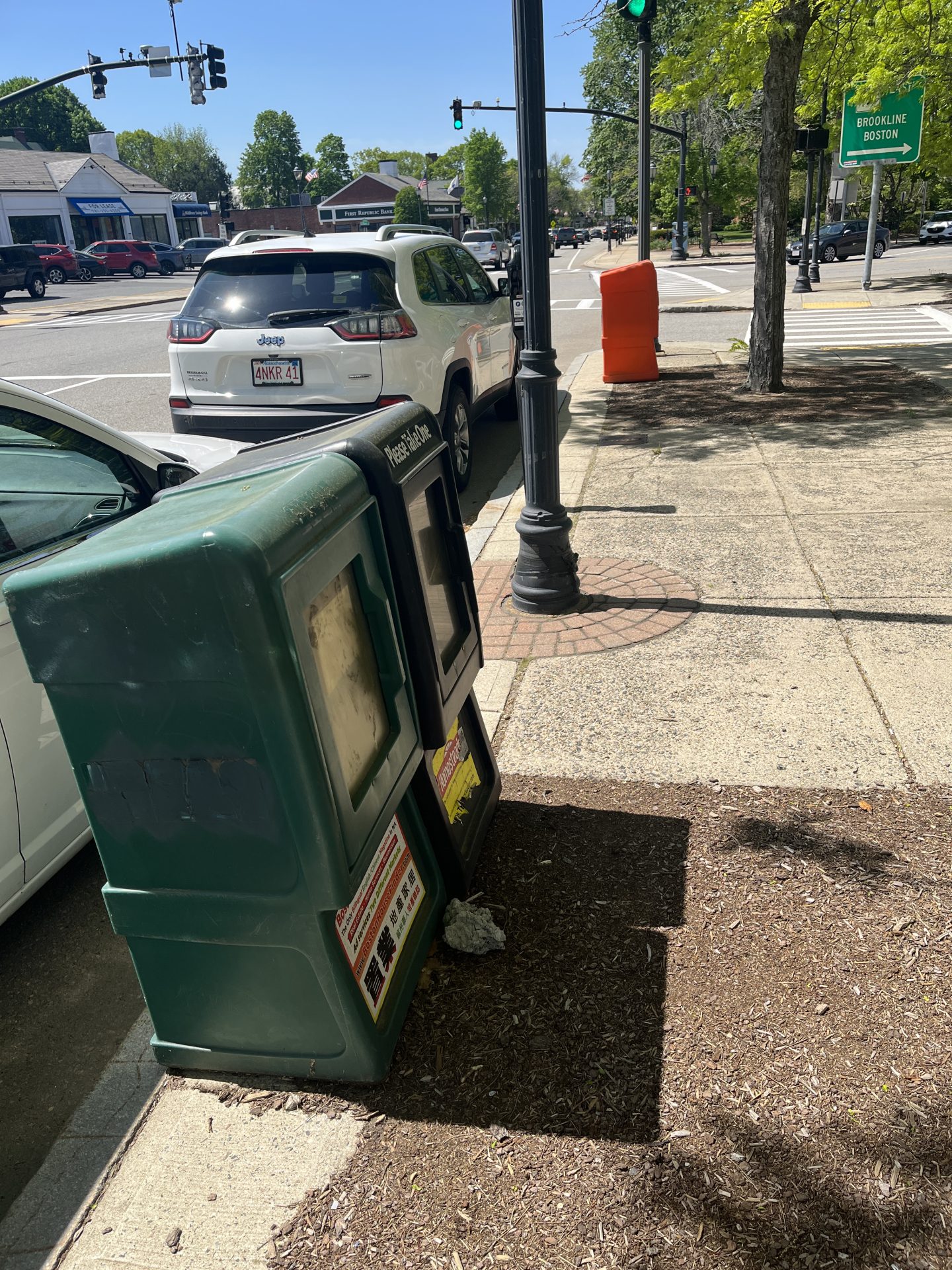 news boxes