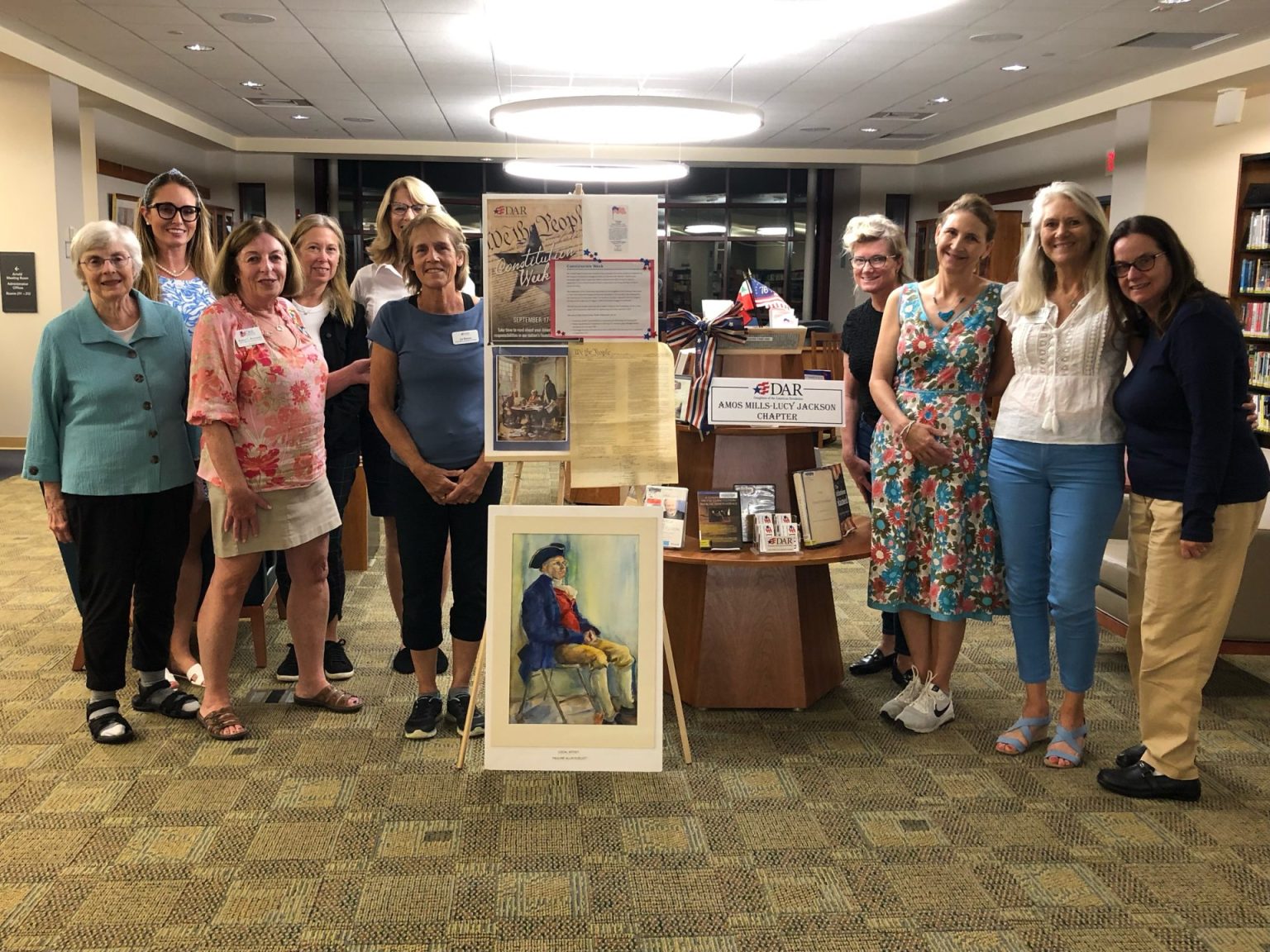 Wellesley DAR chapter demonstrates a strong constitution with library ...